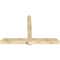 Ekena Millwork Eugene Rough Sawn Timber Gable Bracket, Douglas Fir, 84"W x 56"H x 6"D x 6"F, 16/12 Pitch GBW084X56X0606EUG00RDF - alternate 5